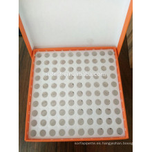 Caja de tubos crioviales de 100 pocillos para tubos de centrífuga de 0,5 ml